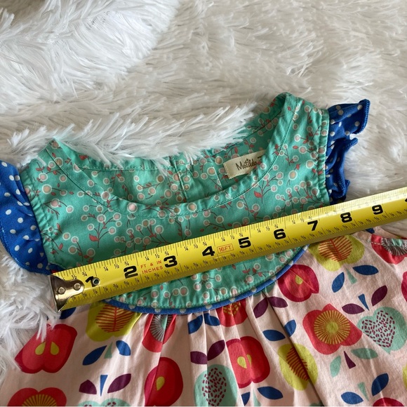 Matilda Jane | Lucia Top “Shabby Apple” with apple designs sz 2 - Picture 7 of 9